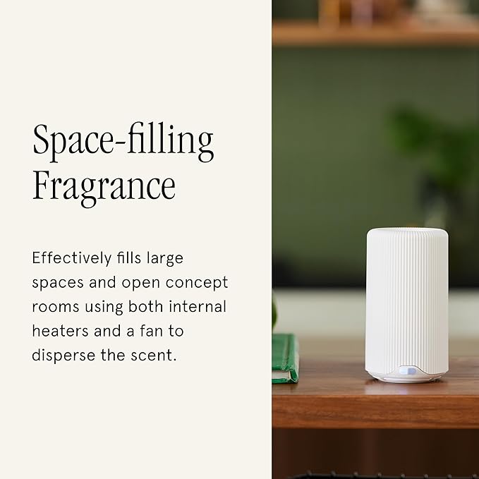 Pura Plus - Smart Fragrance Diffuser for Large Spaces - Automatic Fragrance Vial Detection - Wi-Fi Smart Diffuser for Luxury Home Scenting - White