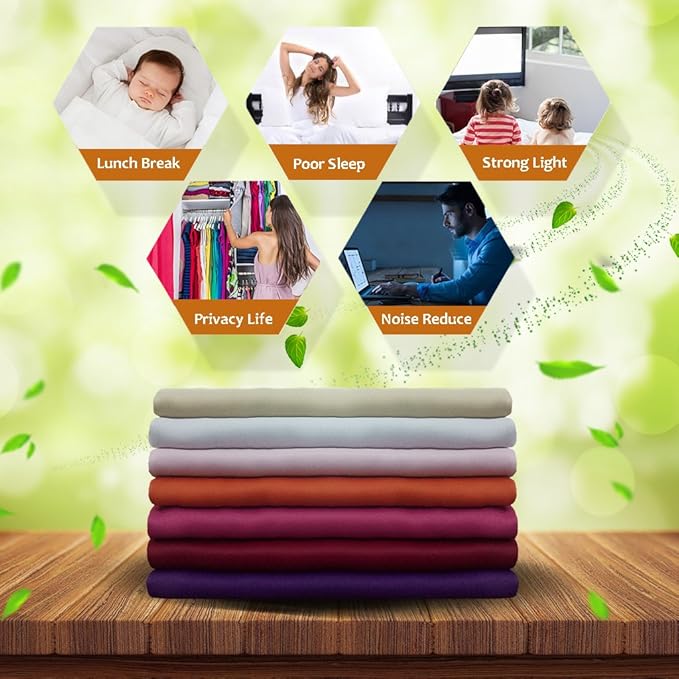 NICETOWN Blackout Curtain Panels for Girls Room, Nursery Essential Thermal Insulated Solid Grommet Top Blackout Drapes (Baby Pink=Lavender Pink, 1 Pair, 42 x 45 Inch)