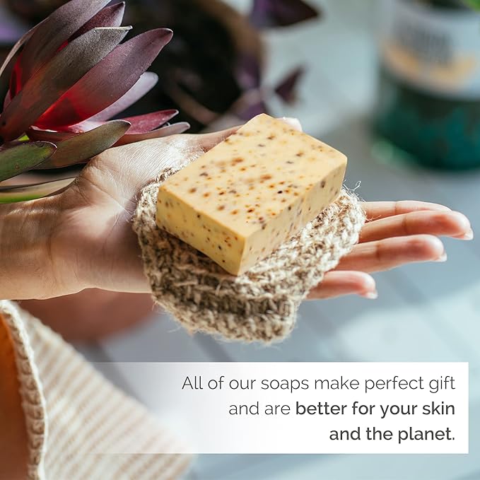 All Natural Set of Soap Bars, Rose, Lavender, Olive Oil with Wooden Soap Dish, Assortment of Natural Hand-Made Soaps, Made in Europe