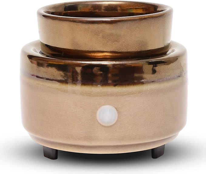 kobodon Candle Wax Melt Warmer, Ceramic Wax Warmer,3-in-1 Candle Wax Melter and Fragrance Warmer for Warming Scented Candles or Wax Melts and with to Freshen Room Spa Home Office…