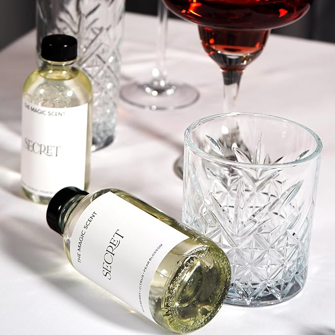 Secret Oils for Diffuser - HVAC, Cold-Air, & Ultrasonic Diffuser Oil - Essential Oils for Diffusers Aromatherapy - Rose and Jasmine Oil - 4 fl oz, 120 mL