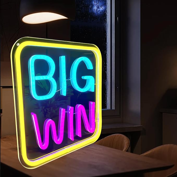 Led Neon Sign, Bright Dimmable Led Sign Lignt Wall Decor for Game Room, Man cave sign, Streamer Room, Gaming Room Bedroom Birthday Gifts Boys
