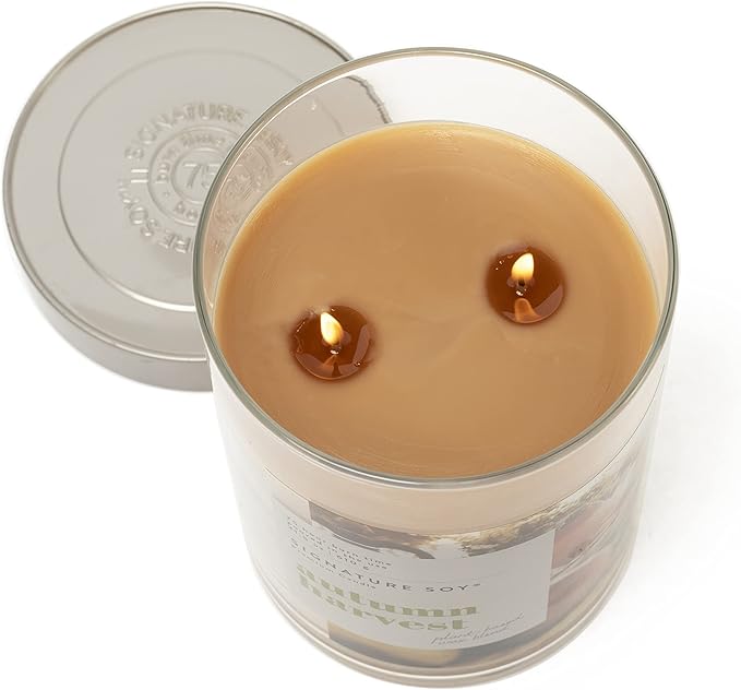 Lidded Autumn Harvest Scented Candle
