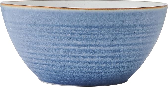Pfaltzgraff Rowan Blue 12 Piece Plate Bowl Dinnerware Set, Service for 4