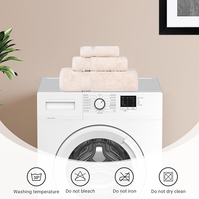 Superior Egyptian Cotton Bath Sheet Set, Oversized Towels for Home Bathroom, Master, Guest Bath, Decor Essentials, Quick Dry, Absorbent, Large Body Towel, Spa, Hotel, Resort, Set of 2, Stone