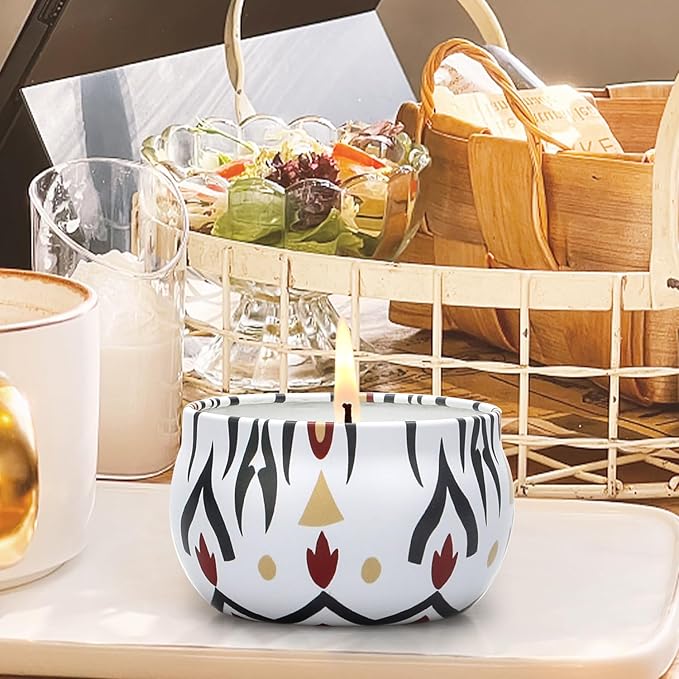 Candles 9 Pack Candle Sets, Scented Candles Gifts for Women, 2.5oz Portable Travel Tin Candles for Home Scented, Ideal Gifts for Valentines Day, Mother's Day, Birthday, Gifts Candles