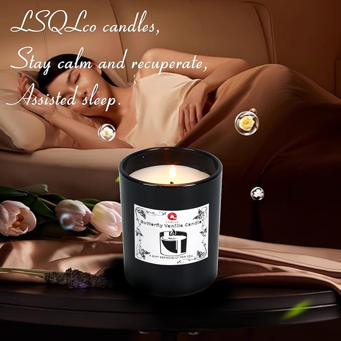 Premium Gardenia Scented Candle for Men & Women, Highly Scented, Long Burning Candles Premium, All Natural Soy Candles, Home Decor with Gift Box