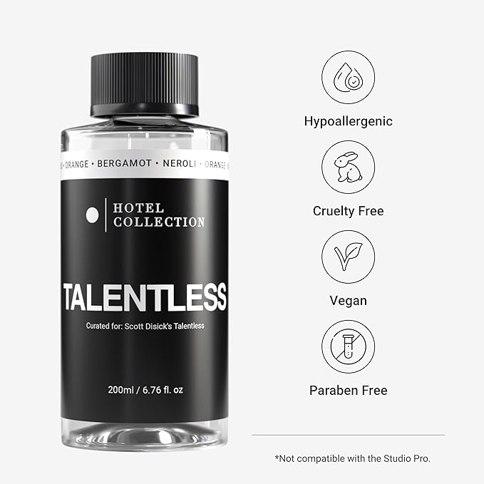 Hotel Collection Diffuser Oil-Talentless Oil Blend-Scott Disick Collaboration-Luxury Hotel Inspired-Lemon Zest, Juniper Berries& Agarwood-200ML 6.7 Fl oz