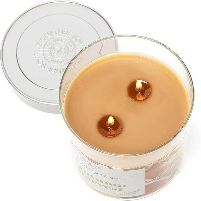 Lidded Autumn Harvest Scented Candle
