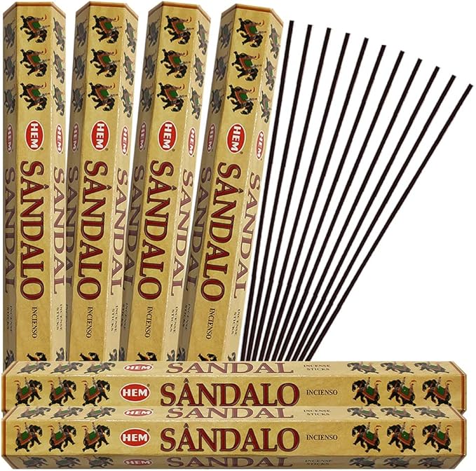 TRUMIRI Sandal (Sandalo) Incense Sticks & Holder Bundle