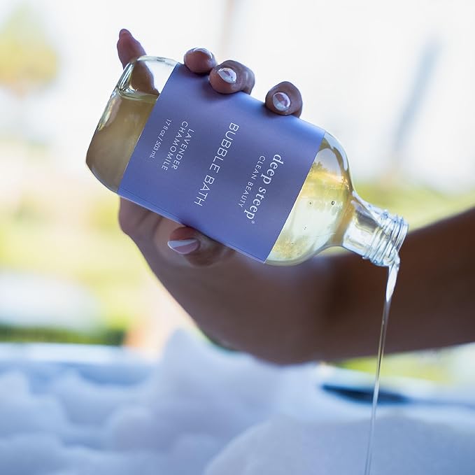 Deep Steep Bubble Bath, 17 Ounce (Pack of 2) (Lavender Chamomile)