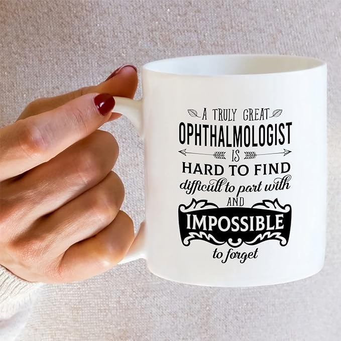 Retreez Funny Mug - Best Great Ophthalmologist Eye Doctor Ophthalmology 11 Oz Ceramic Coffee Mugs - Funny Sarcasm Motivational Inspirational birthday gifts for women men friend coworker him her bestie