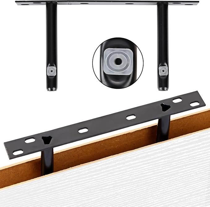 Fixwal 15.8in White Floating Shelves, Set of 6 Wood Shelves, Farmhouse Shelf Wall Decor for Bathroom, Bedroom, Living and Kitchen Room