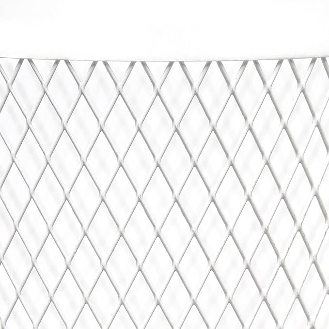 Simple Designs LT1075-WHT Cylindrical Steel Table Lamp, White