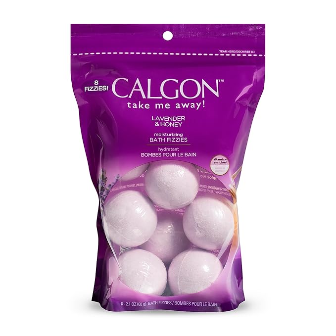 Calgon Bath Fizzies, Lavender & Honey, 8 pcs