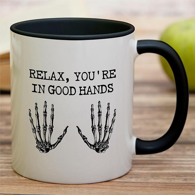 Retreez Funny Orthopedist Mug - 11 Oz Ceramic Coffee or Tea Cup - Humorous Sarcastic Gift for Orthopedic Surgeon, Orthopedic Specialist, Chiropractor - White Mug with Black Handle and Inner
