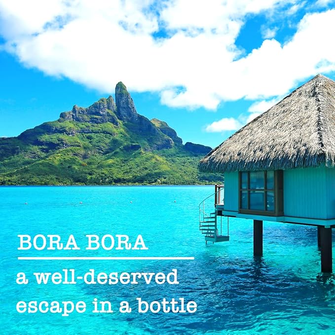 Hallu Bora Bora Bubble Bath Cedar Citrus Scent Hydrating Vitamin E 17 fl oz | 2 Pack