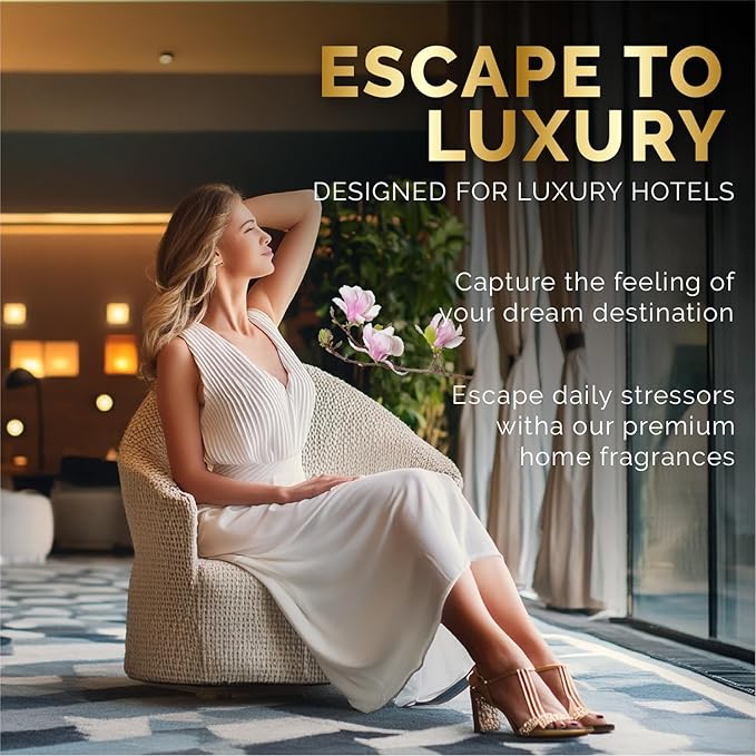 Luxury Hotel Diffuser Oil for Hotels and Homes - Aromatherapy Oils for use with an Essential Oil Diffuser at Home - Fragrance-Scent Diffuser Oil Blend (Rose Amour) 4.05fl oz (120ml)