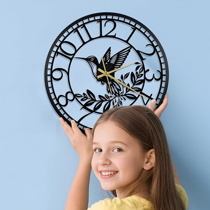 Big Wall Clock - Wall Clocks for Living Room Decor, Quiet and No Ticking Suitable for Wall Decor, Living Room Decoration, Kitchen Decoration