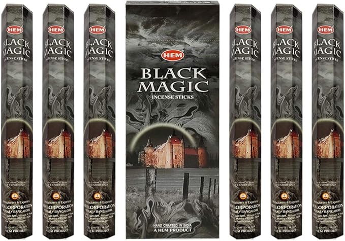 Black Magic Incense Sticks and Incense Stick Holder Bundle Insence Insense Hem Incense Sticks