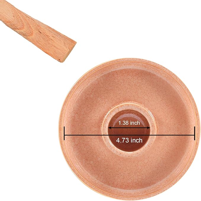 Palo Santo Holder, Ceramic Incense Burner for Palo Santo Stick, Scent Wood Stand and Ash Catcher (Red)