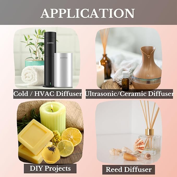 Hotel Diffuser Oil Inspired by The Edition Hotel Scent - 20 mL 0.67 fl oz - Essential Oil Blend Rose, Bergamot, Lemon and Musk Notes for Aromatherapy Diffusers and Humidifiers - Noir Mystique