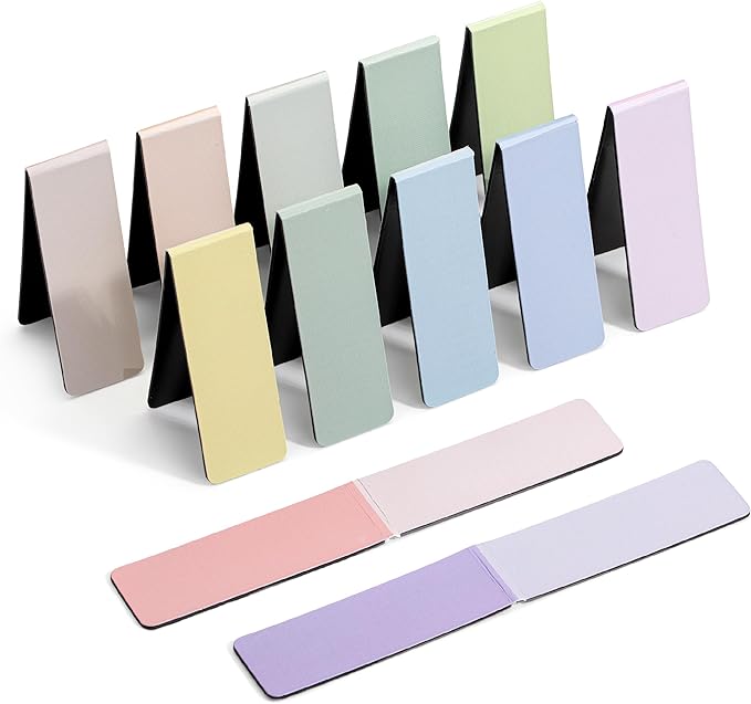 Mr. Pen Magnetic Bookmarks - 12 Pack Pastel Colors, Bookmarks for Women, Men & Kids