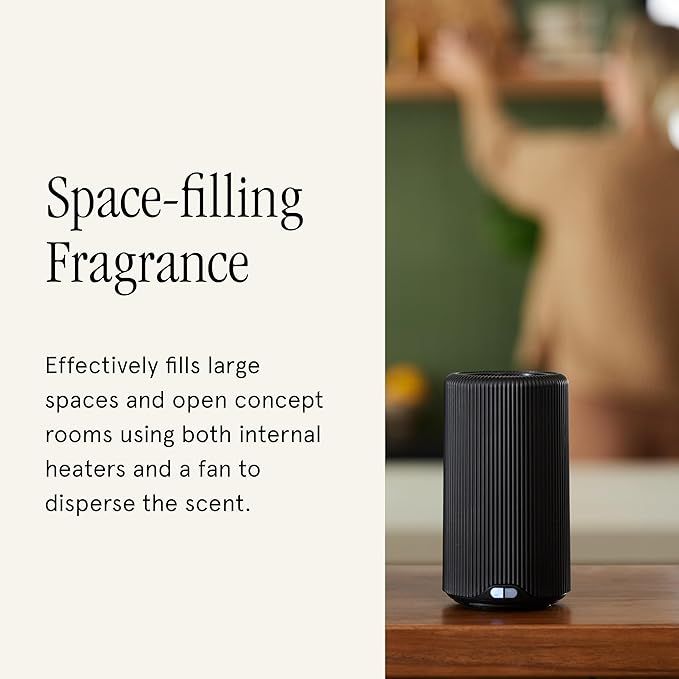 Pura Plus - Smart Fragrance Diffuser for Large Spaces - Automatic Fragrance Vial Detection - Wi-Fi Smart Diffuser for Luxury Home Scenting - Black