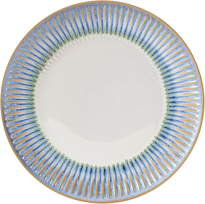 Pfaltzgraff Hensley Blue 12 Piece Dinnerware Set, Service For 4