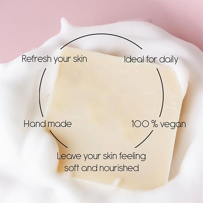 AEGEAN 100% Natural Bar Soap w/Organic Ingredients, Vegan Soap, Moisturizing, Handmade, Scented w/Premium Essential Oils, Body Soap Bars for Women & Men