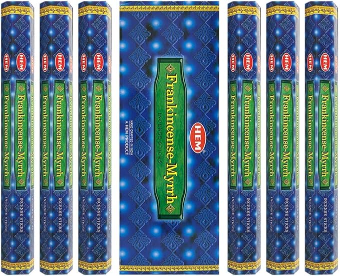 Frankincense and Myrrh Incense Sticks and Incense Stick Holder Bundle Insence Insense Hem Incense Sticks…
