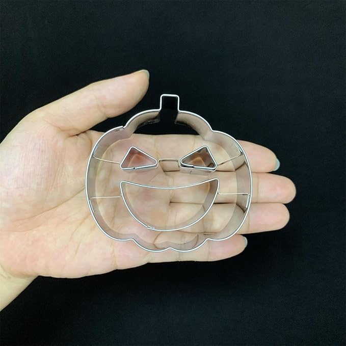 Pumkin Cookie Cutter-2.7 Inch-Diswasher Safe-Mini Halloween Cookie Cutter Shape for Baking