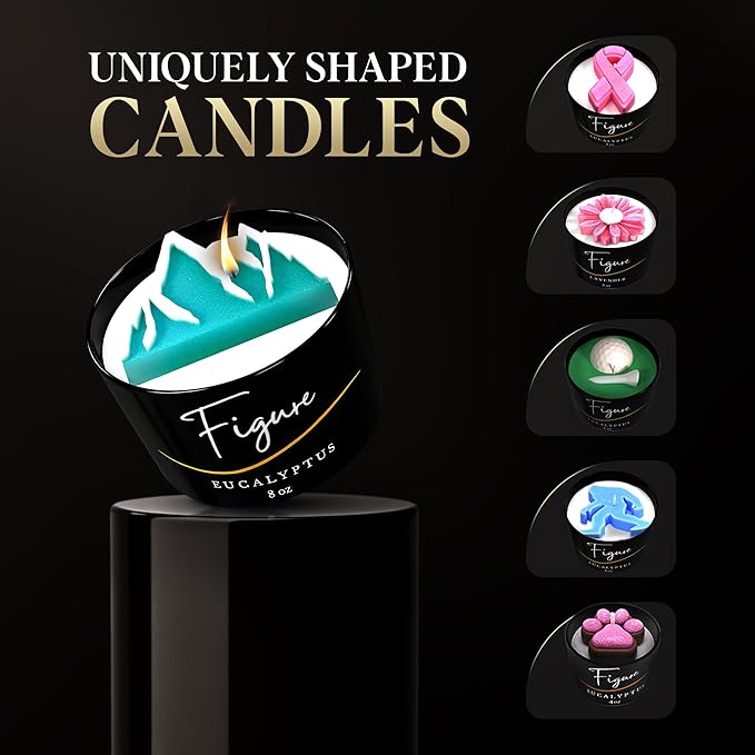All Natural Aromatherapy Candle for Women & Men | Camping Candle | Repel Mosquitos | Beeswax & Organic Soy Wax Blend | Essential Oils | 100% Beeswax Wick | Premium Gift Box | Teal Mountain Eucalyptus