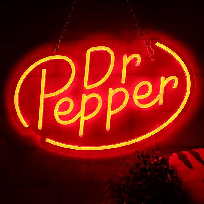 Neon Signs for Wall Decor,Neon Lights for Bedroom Led Business Signs Suitable for Drinks Shop、Man Cave、Christmas Gifts,16 * 10Inch(red)