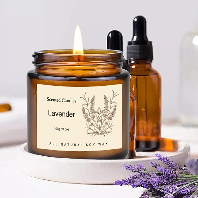 6 Pack Scented Candles for Home, Aromatherapy Gifts for Women Men, Fall Winter Holiday Natural Soy Candles Set for Birthday, Mother's Valentines Day Gifts for Her