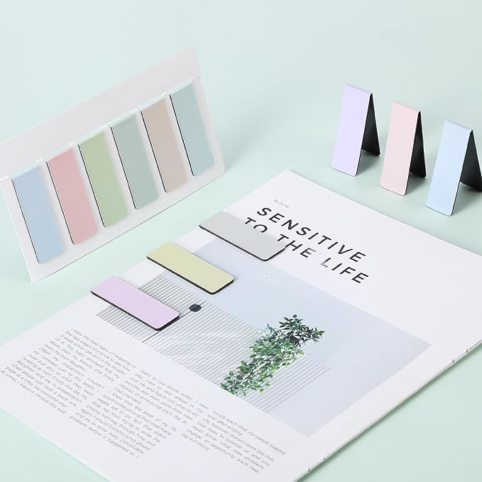 Mr. Pen Magnetic Bookmarks - 12 Pack Pastel Colors, Bookmarks for Women, Men & Kids
