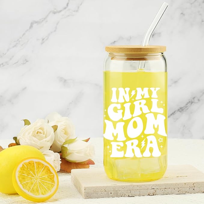 16oz In My Girl Mom Era Tumbler - Funny Coffee Cup for New/Expecting Moms, Aunts and Girl Mom Club | Mothers Day, Christmas, Baby-Shower Gift for Women