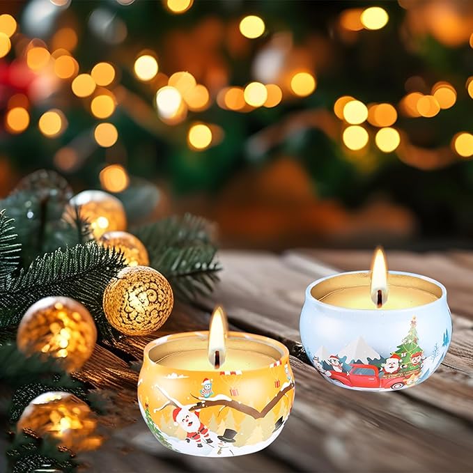 Valentine's Day Candles Gifts for Women, Small Valentine Candle Bulk, 9 Pack Scented Candles Set for Home Aromatherapy, Strongly Fragrance Soy Wax Candle for Spa Bath Yoga, Candle Gift for Wife
