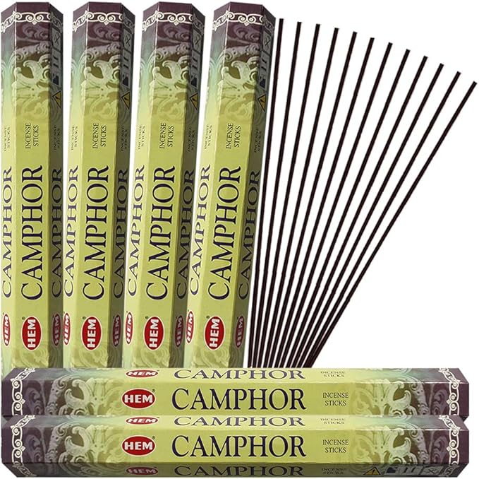 Camphor Incense Sticks and Incense Stick Holder Bundle Insence Insense Hem Incense Sticks