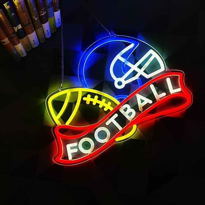 Rugby LED Neon Light Sign for Beer Bar Club Bedroom Office Hotel Pub Cafe Wedding Birthday Party Man Cave Art Wall