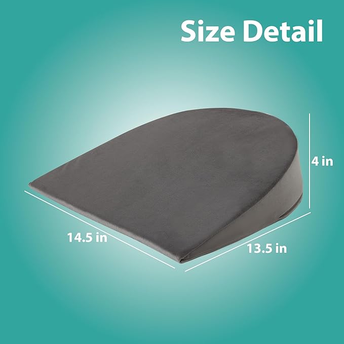 Pregnancy Wedge Pillows for Side Sleeping, Memory Foam Pregnancy Pillow, Belly Pillow Pregnancy for Sleeping, Maternity Pillow for Pregnant Women, Belly Support Short Plush 14.5*13.5*4 Inch