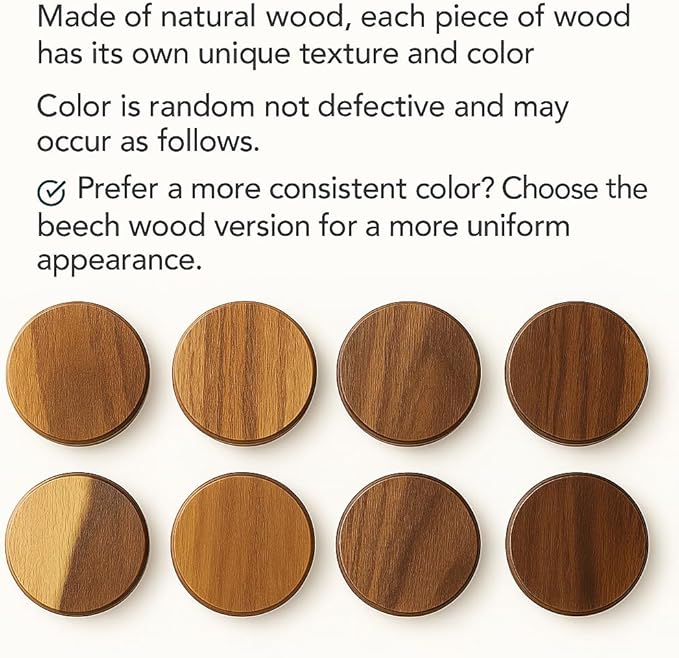 AceList 3-Pack Round Floating Shelves for Wall Decor, 6'' Diameter Acacia Wood Floating Shelf, Cup Plant Wall Shelves for Bedroom, Bedroom, Living Room, Bathroom, Kitchen, Western Decor