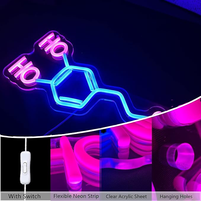 Dopamine Neon Sign, Classroom Wall Decor Led Neon Light Signs, Dopamine Neon Lights up Sign, USB Powered for Bedroom Office Building Hostel Girly Room Bar Christmas Gift(16.3 * 6.5in)