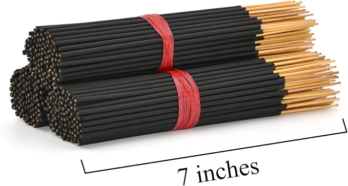 Citronella Exotic Incense Sticks 7 Inch - Bulk 1 Bundle 85 to 100 Sticks - Natural 7" Long Lasting Aroma That Burns for 30 to 45 Minutes.