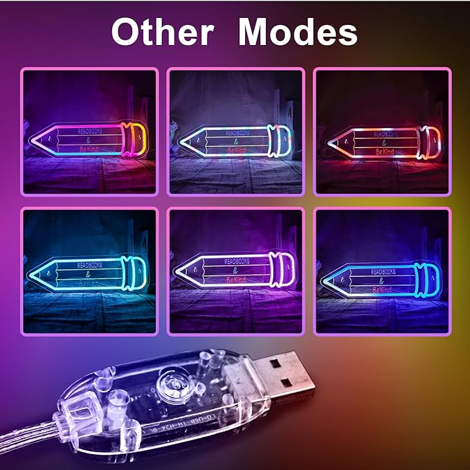 Read Book And Be Kind Neon Sign Student Classroom Neon Lights For Wall Decor Dimmable Colorful Light Up Sign For Bedroom Library Classroom Reading Study Room Decoration Boy Girls Gifts
