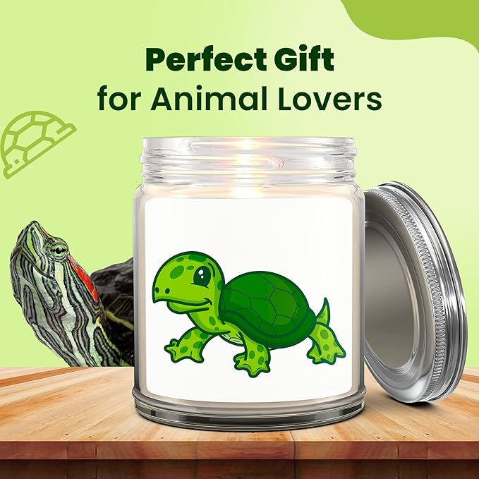 1OAK Lavender Scented Candles - Turtle Candle - Made in USA