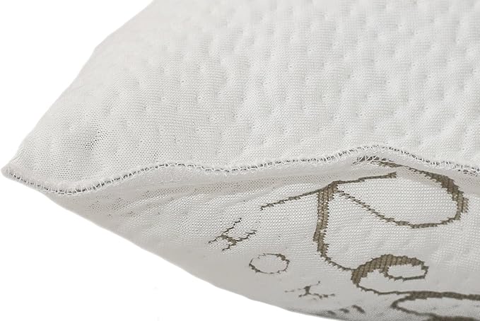 Ultra-Luxury Full Size Body Pillow All USA Best Shredded Memory Foam & Cool-Vent Viscose of Bamboo Cover | Long Cuddle Size for Pregnancy, Side, & Stomach Sleepers | Adult 20 x 54