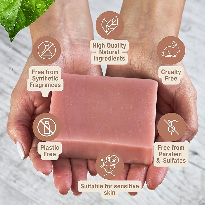 All Natural Soap For Women & Men | Lavender Soap | Handmade Soap | Natural Body Soap | Vegan Soap | Coconut Soap Bar | Chemical Free Natural Soap | Essential Oil Soap |Artisan Soap |Lavender Hand Soap