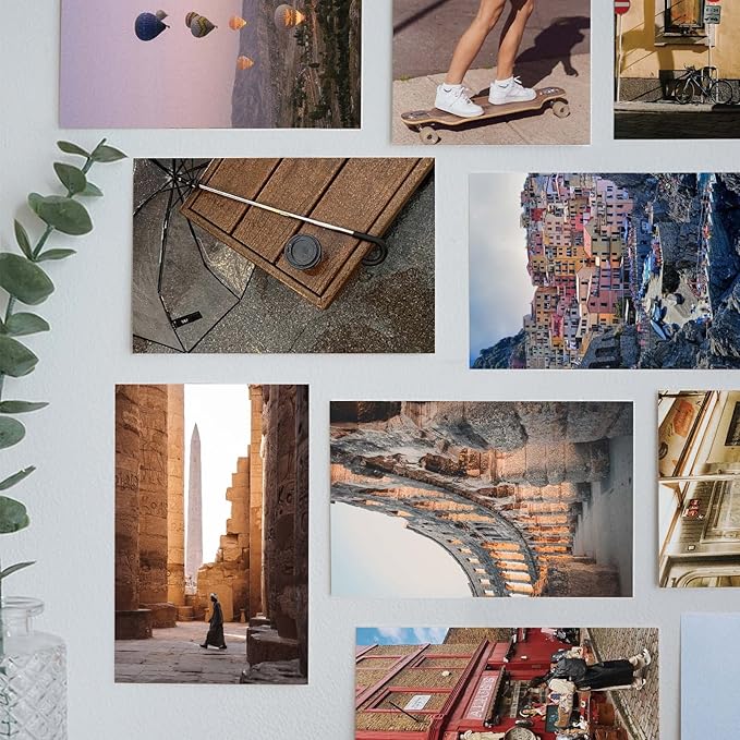 LA MAISON COZY Wall Collage Kit, Teen Posters Art Print, 50PCS 4x6'' Vintage Wall Decor Gift for Teen Girls' Dorm Room