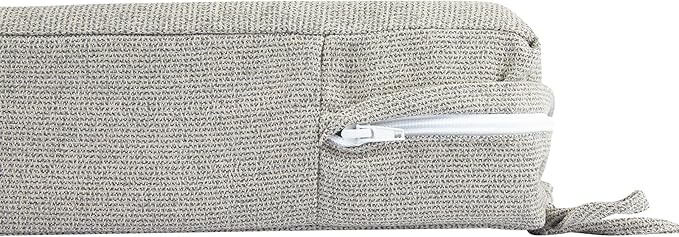 Patio Cushion Covers with Ties, 2 Pack, Outdoor Water Resistant Deep Seat Chair Cushion Slipcover 22x20x4 Inch for Garden Couch Sofa (Replacement Cover Only)-Warm Grey
